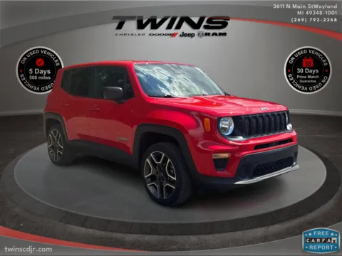Red 2021 Jeep Renegade Jeepster for sale in Wayland, MI