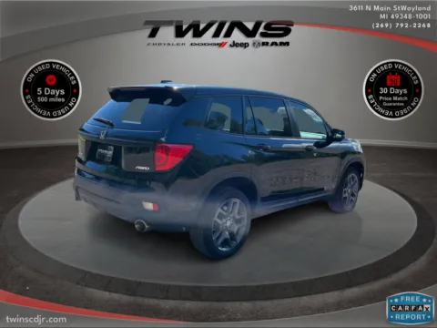 Photos of 2022 Honda Passport EX-L for sale in Wayland, MI at Twins Chrysler Dodge Jeep Ram
