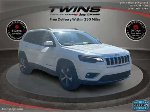 White 2020 Jeep Cherokee Limited for sale in Wayland, MI