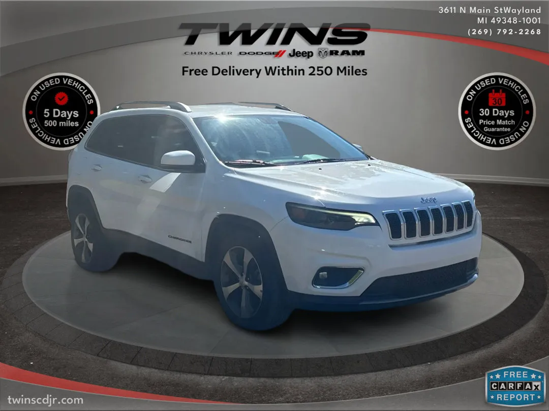 White 2020 Jeep Cherokee Limited for sale in Wayland, MI