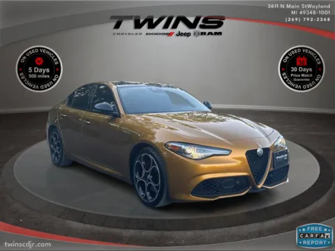 Yellow 2022 Alfa Romeo Giulia Veloce for sale in Wayland, MI