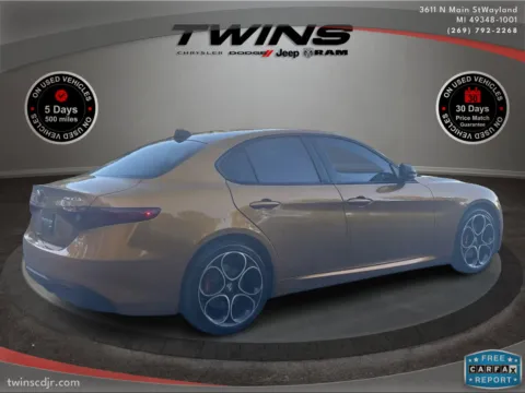 Another view of 2022 Alfa Romeo Giulia Veloce for sale in Wayland, MI at Twins Chrysler Dodge Jeep Ram