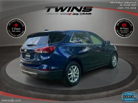 Another view of 2022 Chevrolet Equinox LT for sale in Wayland, MI at Twins Chrysler Dodge Jeep Ram