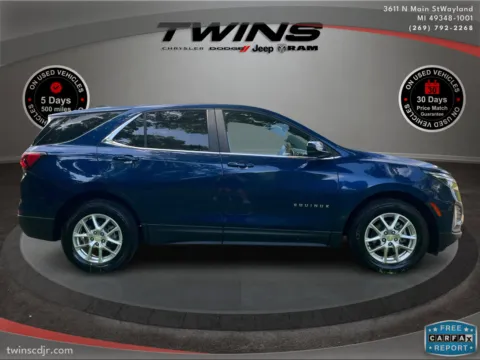 Photos of 2022 Chevrolet Equinox LT for sale in Wayland, MI at Twins Chrysler Dodge Jeep Ram