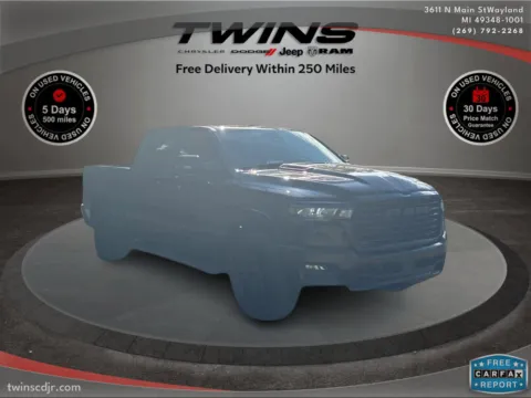 Black 2026 Ram 1500 Laramie for sale in Wayland, MI