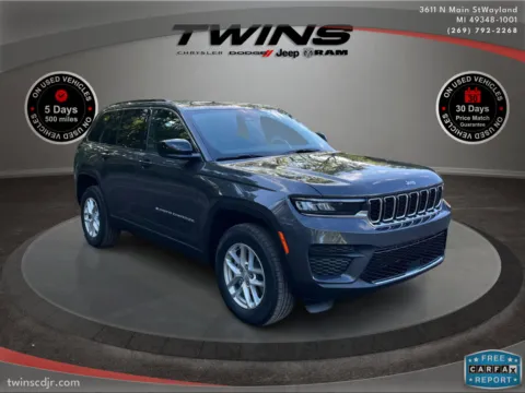 Gray 2025 Jeep Grand Cherokee Laredo X for sale in Wayland, MI