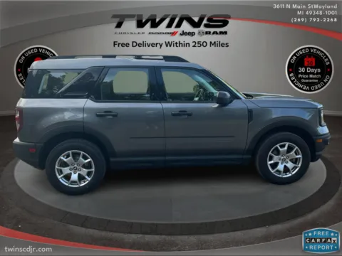 Photos of 2021 Ford Bronco Sport for sale in Wayland, MI at Twins Chrysler Dodge Jeep Ram
