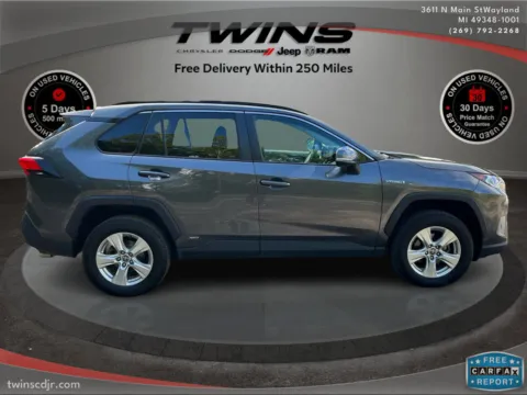 Photos of 2021 Toyota RAV4 Hybrid XLE for sale in Wayland, MI at Twins Chrysler Dodge Jeep Ram