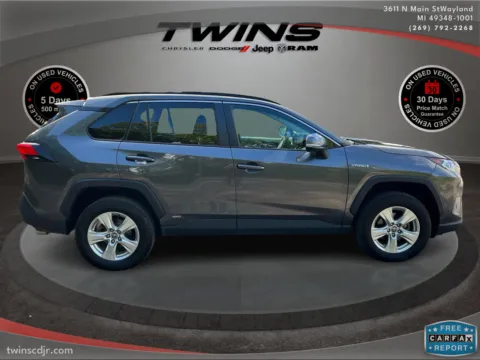 Photos of 2021 Toyota RAV4 Hybrid XLE for sale in Wayland, MI at Twins Chrysler Dodge Jeep Ram
