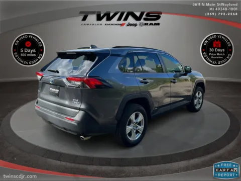 Another view of 2021 Toyota RAV4 Hybrid XLE for sale in Wayland, MI at Twins Chrysler Dodge Jeep Ram