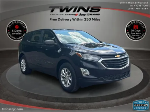 Blue 2021 Chevrolet Equinox LS for sale in Wayland, MI