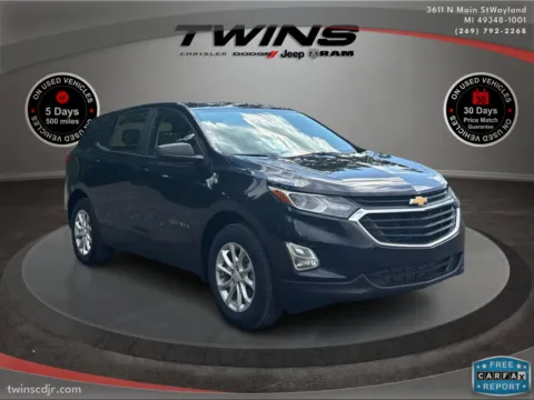 Blue 2021 Chevrolet Equinox LS for sale in Wayland, MI