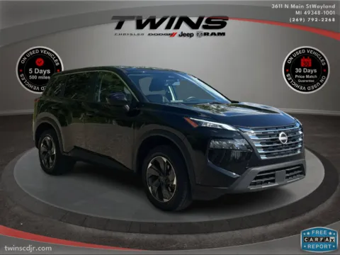 Black 2024 Nissan Rogue SV for sale in Wayland, MI