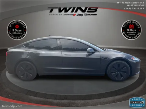 Photos of 2024 Tesla Model 3 for sale in Wayland, MI at Twins Chrysler Dodge Jeep Ram