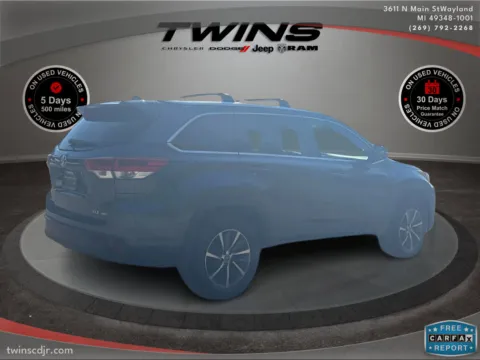 Another view of 2017 Toyota Highlander XLE for sale in Wayland, MI at Twins Chrysler Dodge Jeep Ram