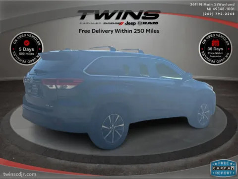 Another view of 2017 Toyota Highlander XLE for sale in Wayland, MI at Twins Chrysler Dodge Jeep Ram