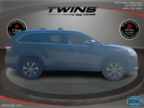 Photos of 2017 Toyota Highlander XLE for sale in Wayland, MI at Twins Chrysler Dodge Jeep Ram