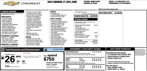 More photos of 2024 Chevrolet Equinox LT at Twins Chrysler Dodge Jeep Ram, MI