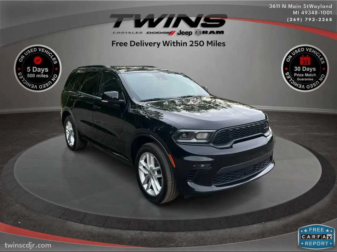 Black 2023 Dodge Durango GT Premium for sale in Wayland, MI