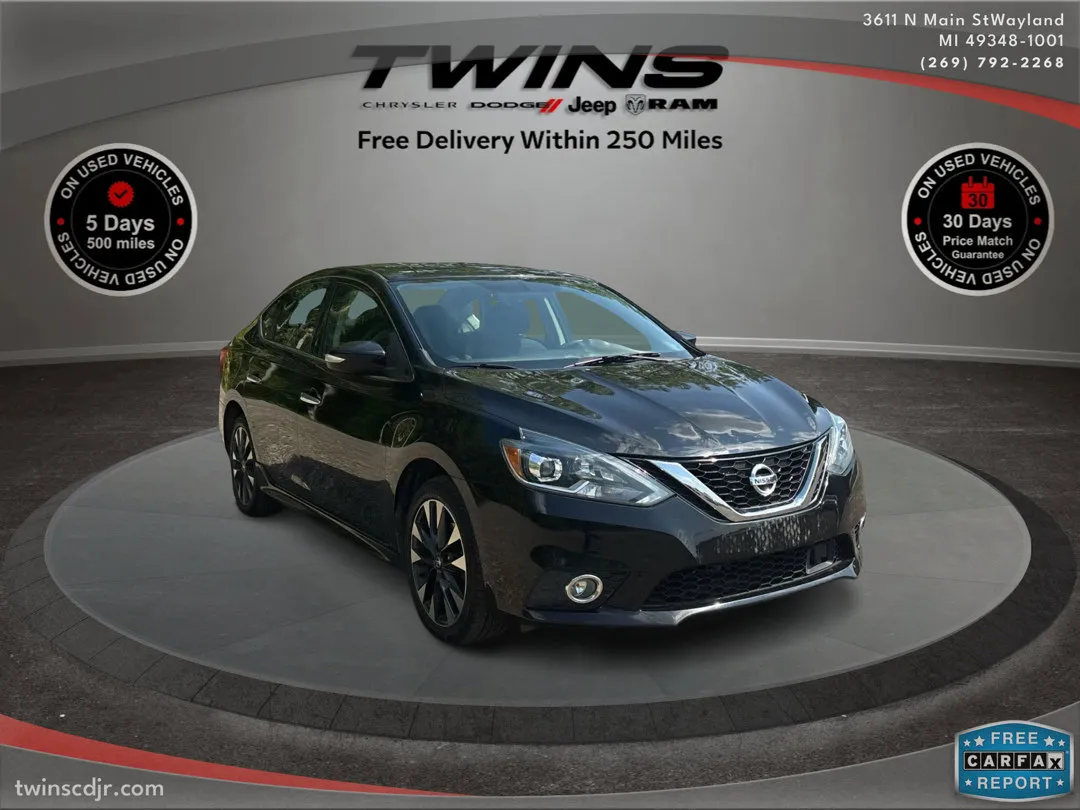 Black 2019 Nissan Sentra SR for sale in Wayland, MI