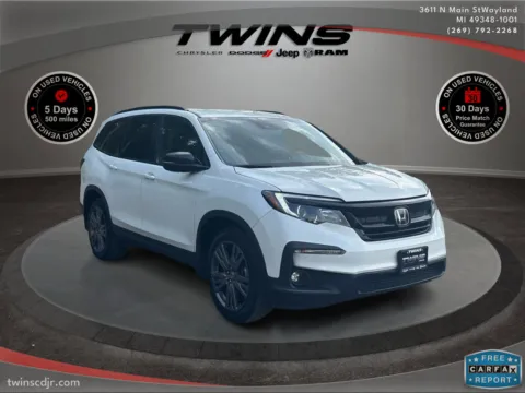 White 2022 Honda Pilot Sport for sale in Wayland, MI