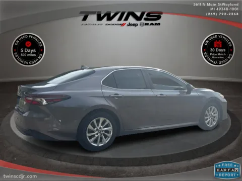 Another view of 2021 Toyota Camry LE for sale in Wayland, MI at Twins Chrysler Dodge Jeep Ram