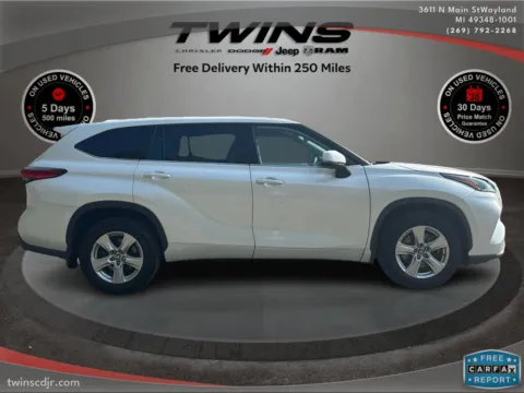 Photos of 2020 Toyota Highlander L for sale in Wayland, MI at Twins Chrysler Dodge Jeep Ram