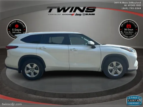 Photos of 2020 Toyota Highlander L for sale in Wayland, MI at Twins Chrysler Dodge Jeep Ram