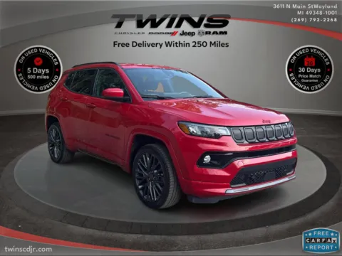 Red 2022 Jeep Compass (RED) Edition for sale in Wayland, MI