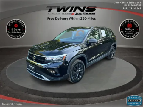 Black 2022 Volkswagen Taos S for sale in Wayland, MI