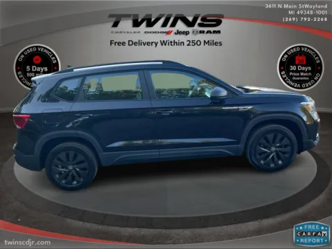 Photos of 2022 Volkswagen Taos S for sale in Wayland, MI at Twins Chrysler Dodge Jeep Ram