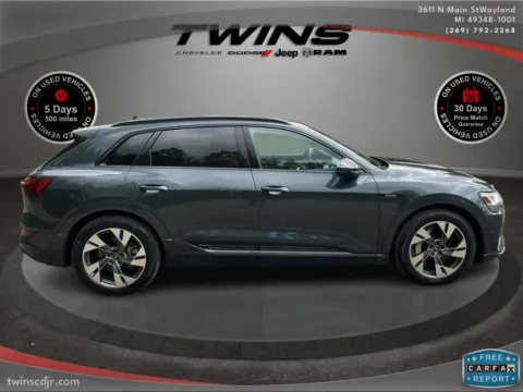 Photos of 2021 Audi e-tron Premium for sale in Wayland, MI at Twins Chrysler Dodge Jeep Ram