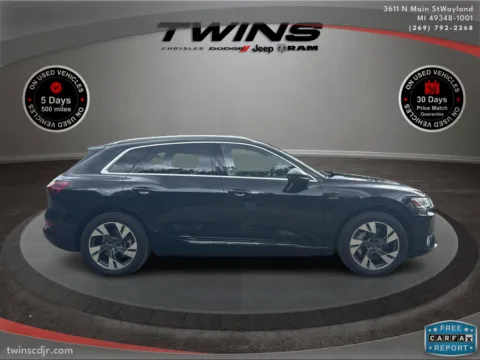 Photos of 2021 Audi e-tron Premium for sale in Wayland, MI at Twins Chrysler Dodge Jeep Ram