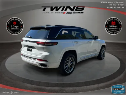 Photos of 2025 Jeep Grand Cherokee Summit for sale in Wayland, MI at Twins Chrysler Dodge Jeep Ram