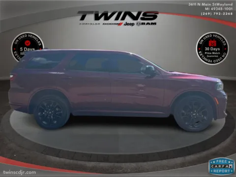Photos of 2021 Dodge Durango GT for sale in Wayland, MI at Twins Chrysler Dodge Jeep Ram