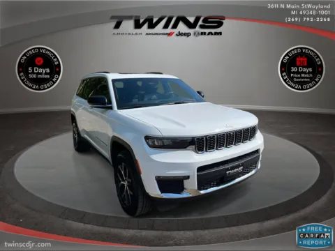 White 2024 Jeep Grand Cherokee L Limited for sale in Wayland, MI