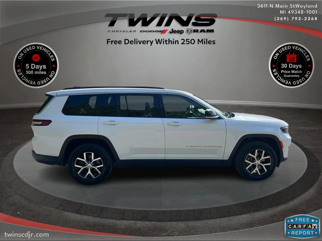 White 2024 Jeep Grand Cherokee L Limited for sale in Wayland, MI