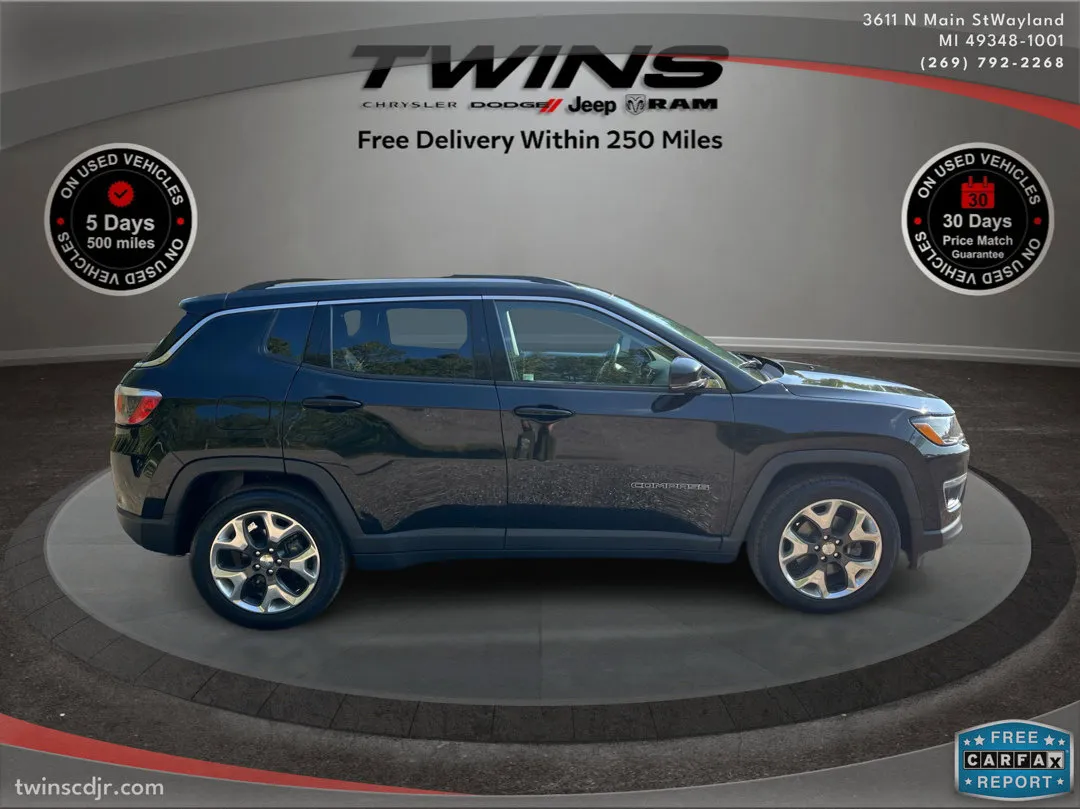 Black 2018 Jeep Compass Limited for sale in Wayland, MI