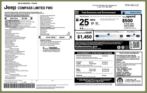 More photos of 2018 Jeep Compass Limited at Twins Chrysler Dodge Jeep Ram, MI