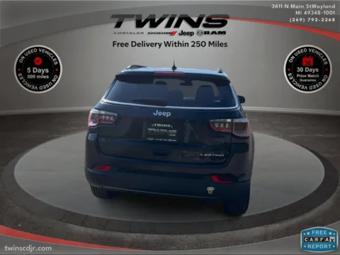 Another view of 2018 Jeep Compass Limited for sale in Wayland, MI at Twins Chrysler Dodge Jeep Ram