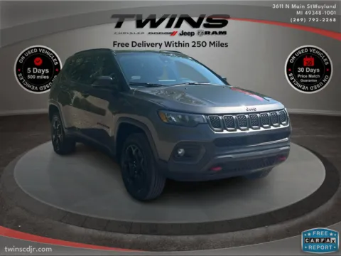 Gray 2023 Jeep Compass Trailhawk for sale in Wayland, MI