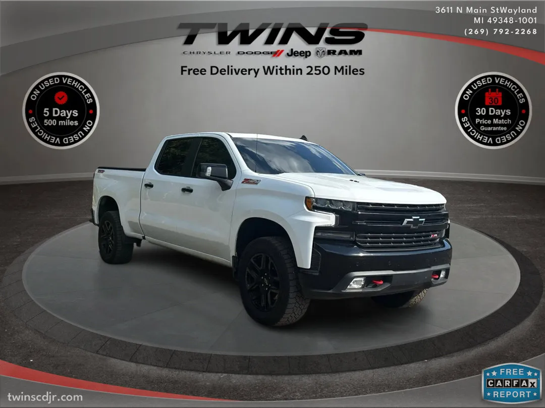 White 2022 Chevrolet Silverado 1500 LTD LT Trail Boss for sale in Wayland, MI