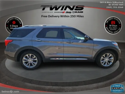 Photos of 2022 Ford Explorer Limited for sale in Wayland, MI at Twins Chrysler Dodge Jeep Ram