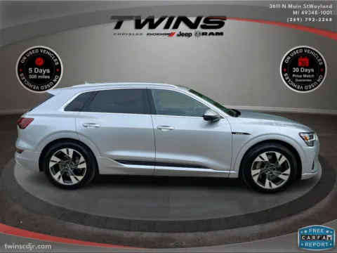 Photos of 2022 Audi e-tron Premium Plus for sale in Wayland, MI at Twins Chrysler Dodge Jeep Ram