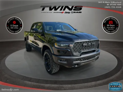 Black 2026 Ram 1500 Rebel for sale in Wayland, MI