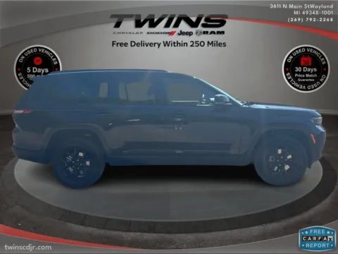 Photos of 2025 Jeep Grand Cherokee L Altitude X for sale in Wayland, MI at Twins Chrysler Dodge Jeep Ram