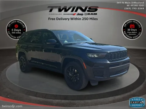 Black 2025 Jeep Grand Cherokee L Altitude X for sale in Wayland, MI