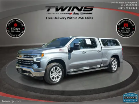 Gray 2023 Chevrolet Silverado 1500 LTZ for sale in Wayland, MI