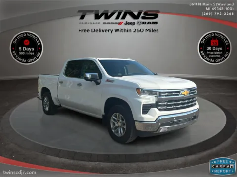 White 2023 Chevrolet Silverado 1500 LTZ for sale in Wayland, MI