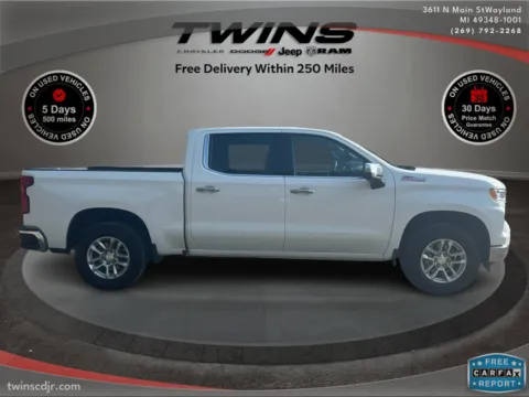 Photos of 2023 Chevrolet Silverado 1500 LTZ for sale in Wayland, MI at Twins Chrysler Dodge Jeep Ram